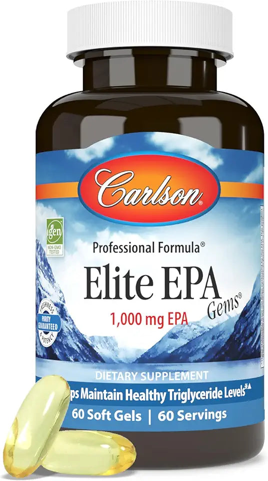 1000 mg EPA Wild-Caught Norwegian Fish Oil Softgels E10141