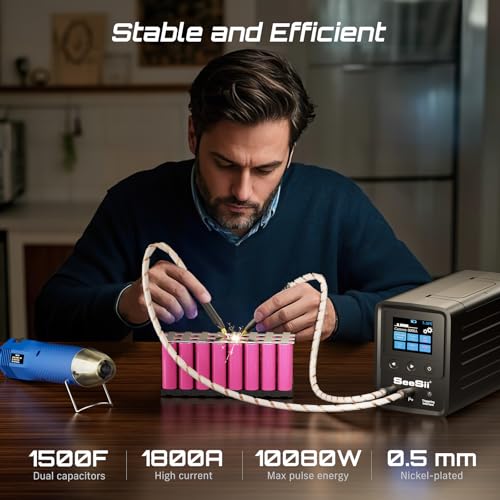 10080W Spot Welder and Heat Gun Kit with 3000F Capacitors W437
