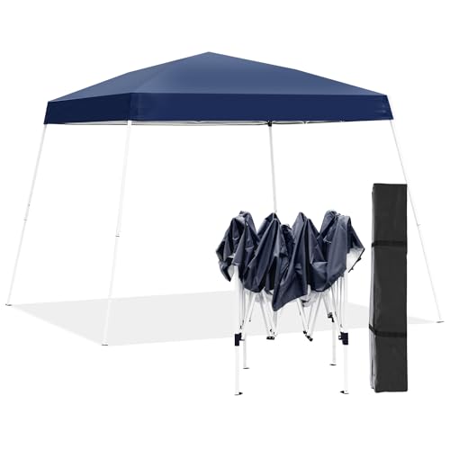 10x10ft Pop-up Canopy Tent with 4 Removable SideWalls O392