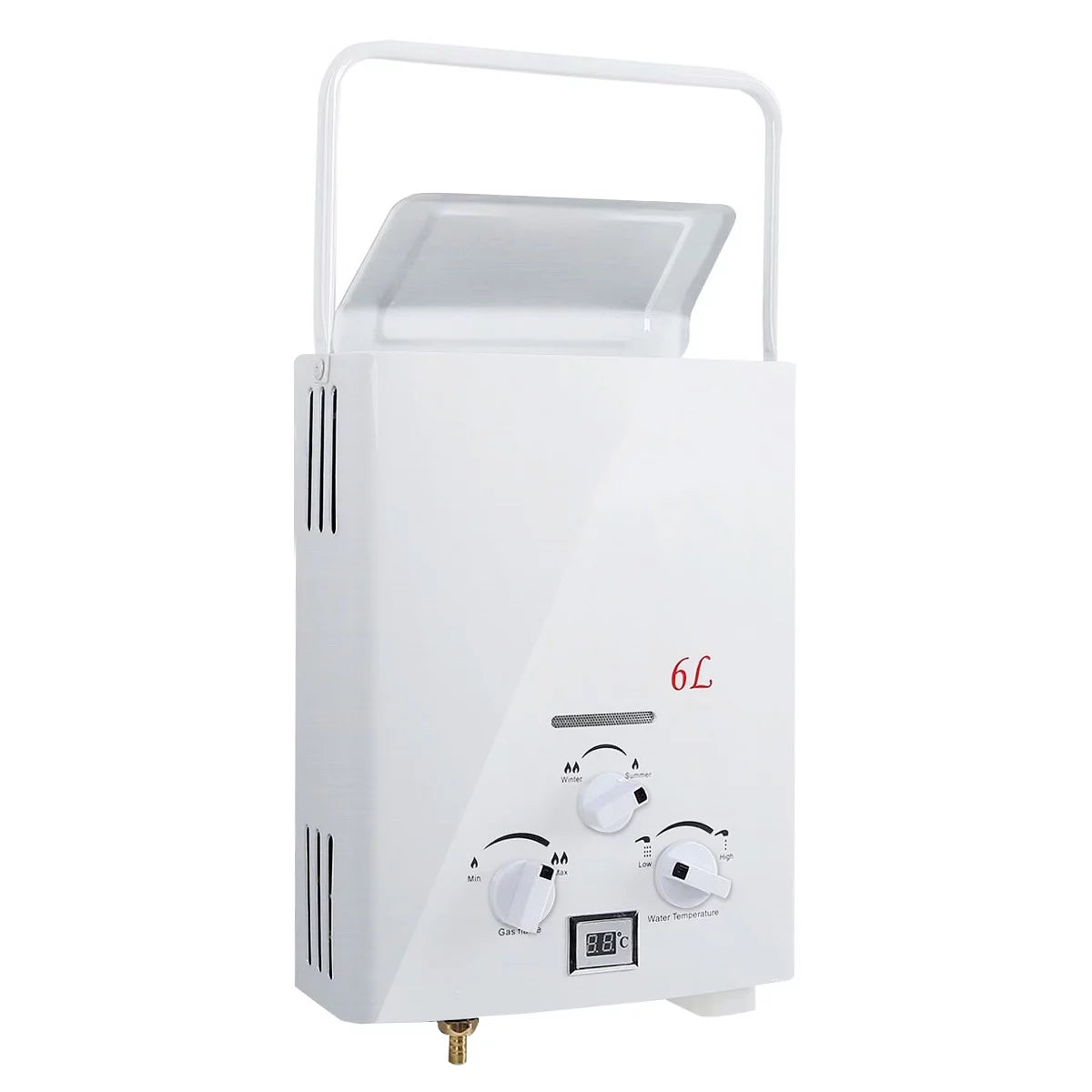 1.6 GPM 6L Portable Tankless LPG Water Heater Z779107