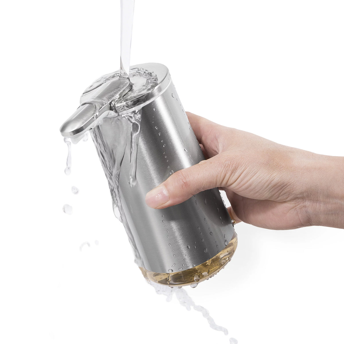 10 oz Touch-Free Automatic Sensor Foam Soap Dispenser Brushed Stainless Steel V103