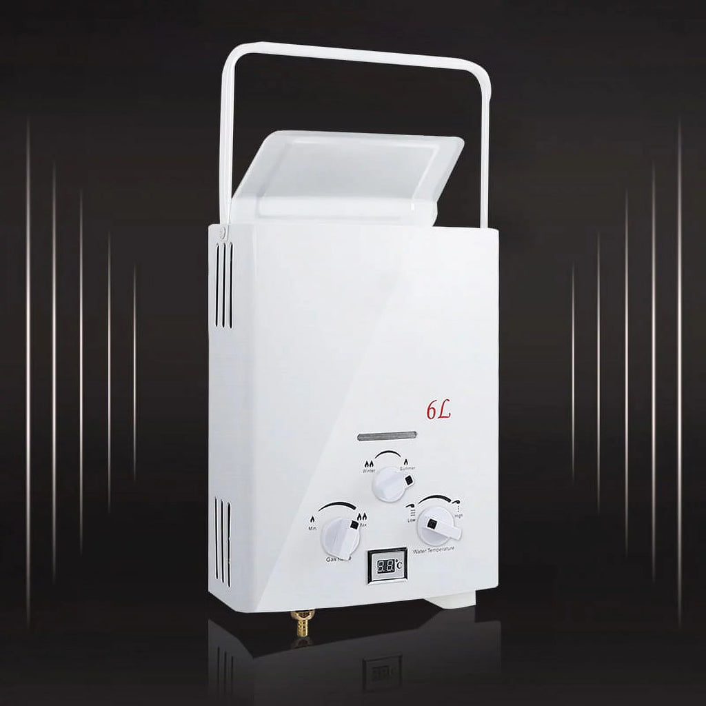 1.6 GPM 6L Portable Tankless LPG Water Heater Z779107
