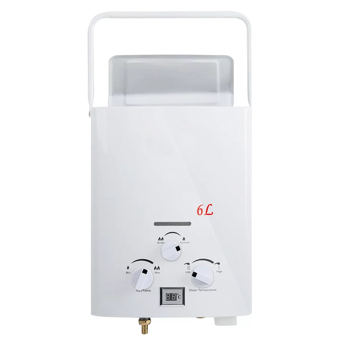 1.6 GPM 6L Portable Tankless LPG Water Heater Z779107