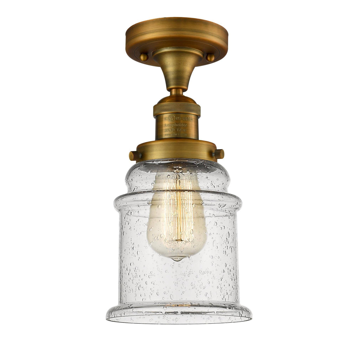 1 Light Semi-Flush Mount W295